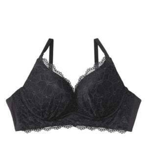 Aimerfeel (Popular Japanese Brand) Luxurious Black Lace Push-up Bra